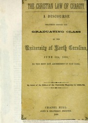 Cover of: The Christian law of charity by Hughes, John