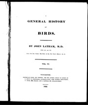 Cover of: A general history of birds