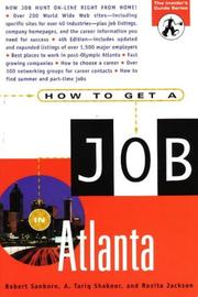 How to get a job in Atlanta by Robert Sanborn