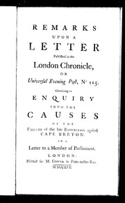 Remarks upon a letter published in the London chronicle or Universal evening post, no. 115