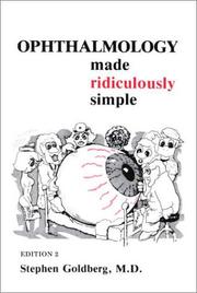 Cover of: Ophthalmology Made Ridiculously Simple (MedMaster Series, 2001 Edition)