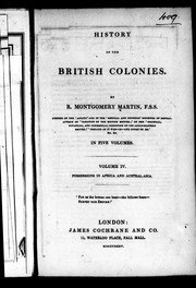 Cover of: History of the British colonies