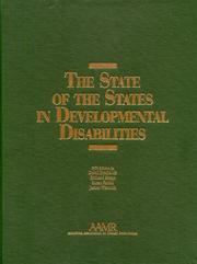 Cover of: The state of the states in developmental disabilities