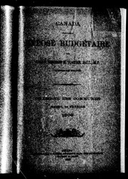 Cover of: Exposé budgétaire par l'Hon. George E. Foster, D.C.L., M.P., Ministè re des finances: Chambre des communes, mardi 14 février 1893