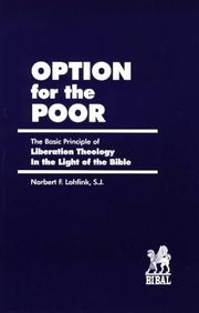 Cover of: Option for the poor: the basic principle of liberation theology in the light of the Bible