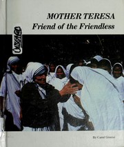 Cover of: Mother Teresa: friend of the friendless