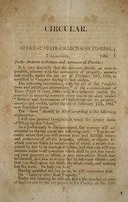 Cover of: Circular | Florida. Office of State Collector
