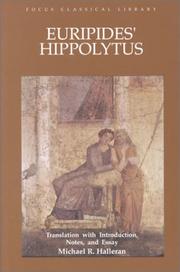 Cover of: Euripides' Hippolytus