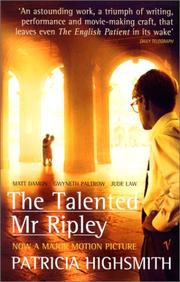 Cover of: The Talented Mr Ripley (Film Tie-in) by Patricia Highsmith