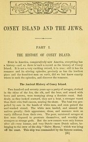 Cover of: Coney Island and the Jews. by 