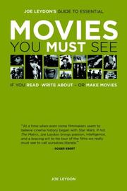 Cover of: Joe Leydon's guide to essential movies you must see if you read, write about, or make movies