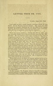 Cover of: Correspondence between the Rev. Samuel H. Cox, D.D., of Brooklyn, L.I. and Frederick Douglass, a fugitive slave by Samuel H. Cox
