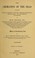 Cover of: The cremation of the dead considered from an aesthetic, sanitary, religious, historical, medico-legal, and economical standpoint