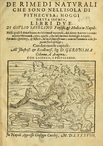 De rimedi naturali che sono nell' isola di Pithecusa by Giulio Jasolino
