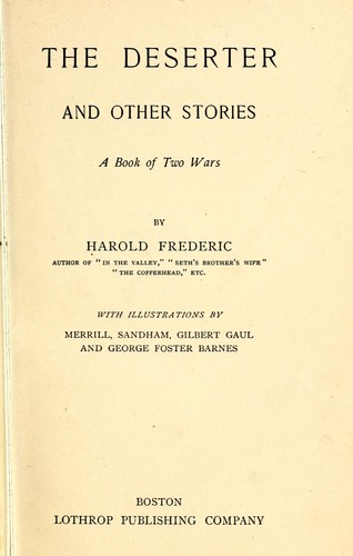 The deserter, and other stories.