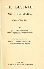 Cover of: The deserter, and other stories.