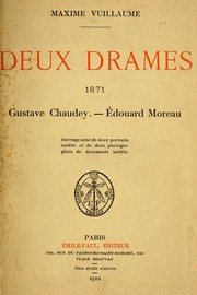 Cover of: Deux drames, 1871