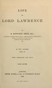 Cover of: Life of Lord Lawrence