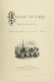 Cover of: English pictures drawn with pen and pencil