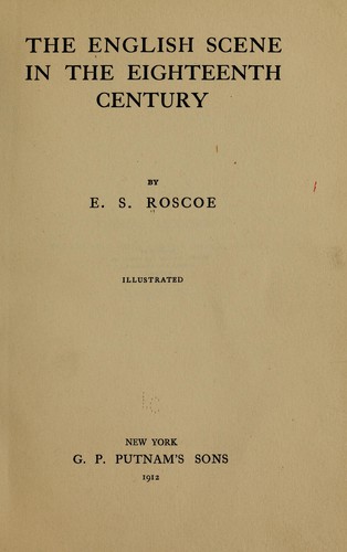 The English scene in the eighteenth century