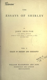 Cover of: The essays of Shirley