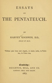 Cover of: Essays on the Pentateuch