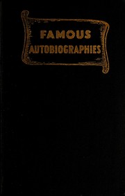 Cover of: Famous autobiographies: 1929 edition of Little masterpieces of autobiography