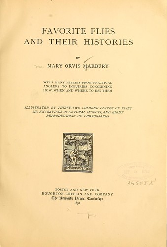 Favorite flies and their histories