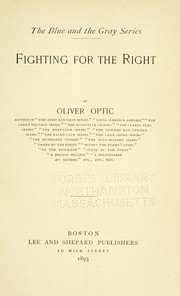 Cover of: Fighting for the right