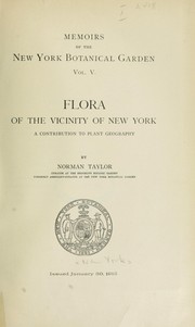 Cover of: Flora of the vicinity of New York: a contribution to plant geography
