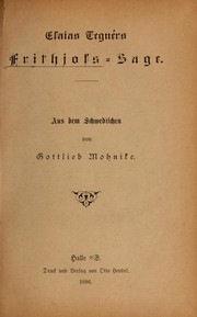 Cover of: Frithiofs-Sage