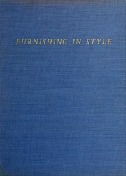 Cover of: Furnishing in style.