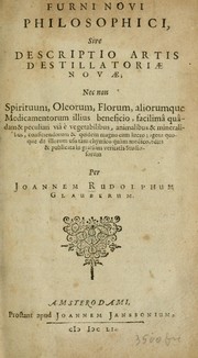 Furni novi philosophici by Johann Rudolf Glauber