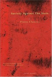 Société contre l'état by Pierre Clastres