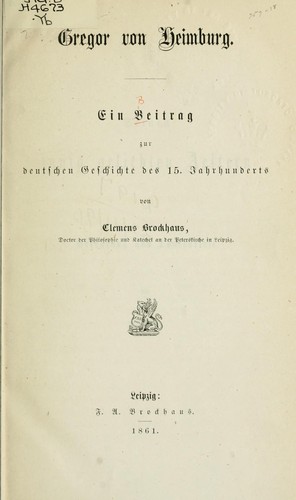 Gregor von Heimburg