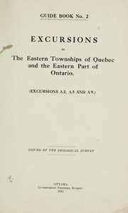 Cover of: Guide book[s of excursions in Canada] by Canada. Geological Survey