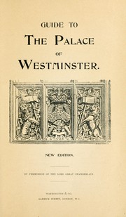Cover of: Guide to the Palace of Westminster. by 