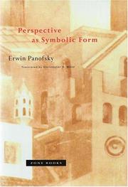 Cover of: Perspective as symbolic form