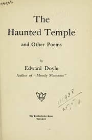 Cover of: The haunted temple: and other poems