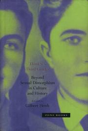Cover of: Third Sex, Third Gender: Beyond Sexual Dimorphism in Culture and History