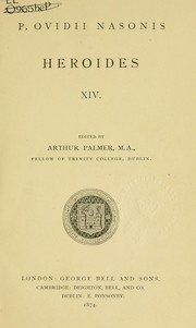 Cover of: Heroides XIV by Ovid