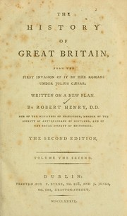 Cover of: The history of Great Britain