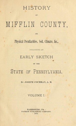 History of Mifflin County