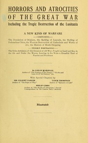 Cover of: Horrors and atrocities of the great war