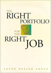 Cover of: The Right Portfolio for the Right Job