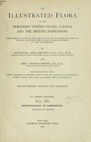 Cover of: An illustrated flora of the northern United States, Canada and the British possessions, Vol. III: from Newfoundland to the parallel of the southern boundary of Virginia and from the Atlantic Ocean westward to the 102nd meridian