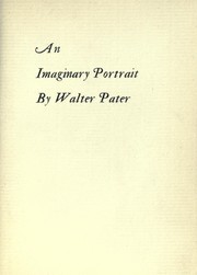 An Imaginary Portrait (Collected Works of Walter Pater) by Walter Pater
