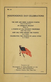 Cover of: Independence day celebrations