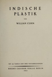Cover of: Indische Plastik