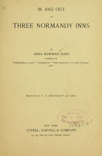 In and out of three Normandy inns.